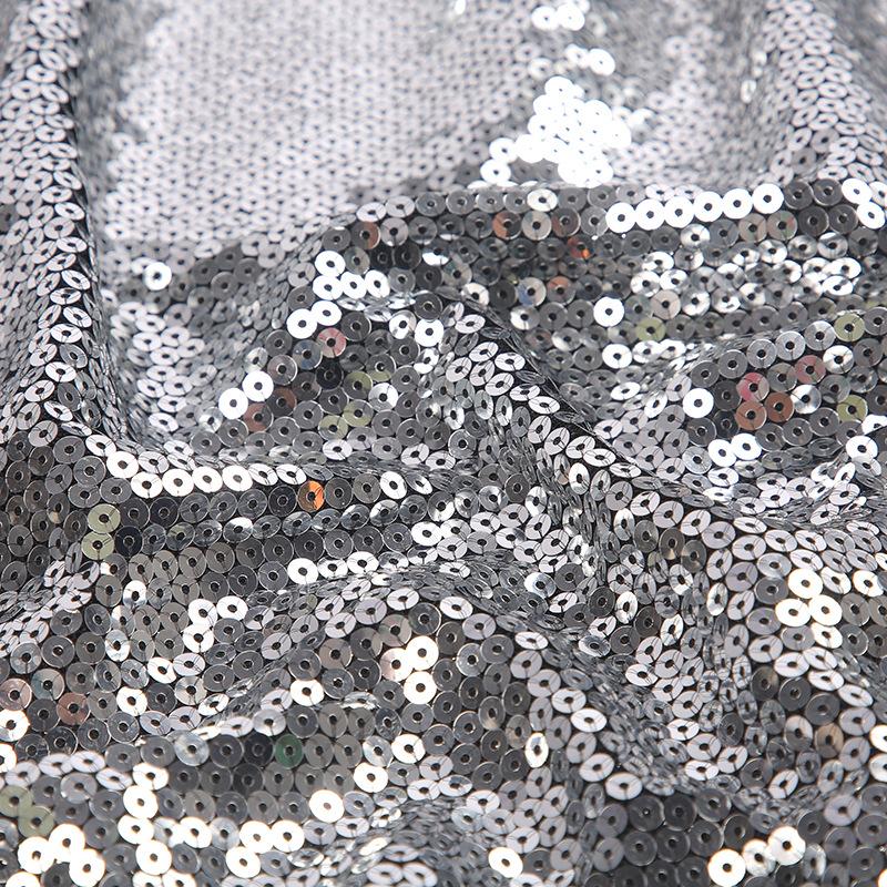 1/3/5yard 3mm Embroidered Flip Side Material Shiny Fish Scale Sequin Fabric for Clothing Performance Outfits Bag Shoe Fabric