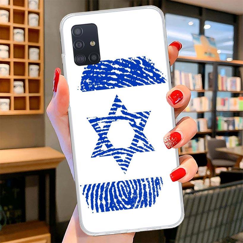 David Jewish Star Symbol Cover Phone Case For Samsung Galaxy A12 A22 A32 A52 A72 A02S Phone Case Note 20 Ultra 10 S10 Plus A51 A