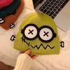 Green Cartoon Wool Hat for Women - Cute, Warm, and Face-Slimming for Autumn/Winter