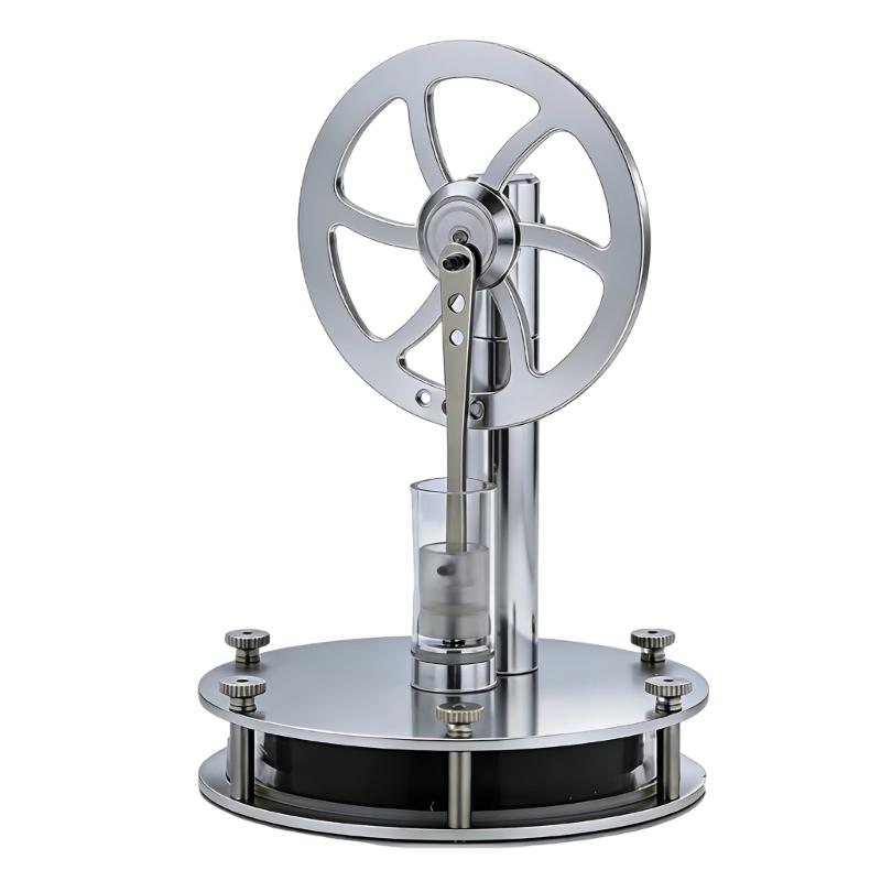 

Educational Alloy Stirling Engine Model Visual Thermodynamics Low Temperature Difference Demonstrator for Science Labs 1