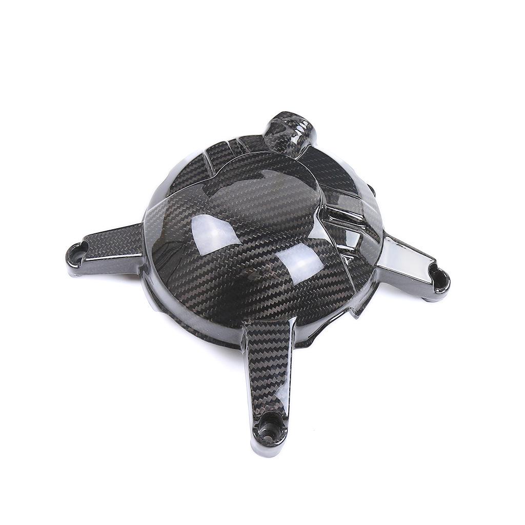 Yamaha R3 Carbon Fiber Engine Cover - Modified Protective Motorcycle Accessory 3K Dry Carbon.