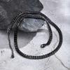 Edelstahl Kubanische Kette Halskette für Männer 6mm Kette Punk Minimalistische Halskette Hip Hop Wasserdichter Schmuck Geschenk 50/55cm