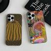 Pumpkin Yayoi Kusama Soft Corrugated Phone Case For IPhone 11 12 13 14 15 16 17 Pro Max Plus Pro Shockproof Cover