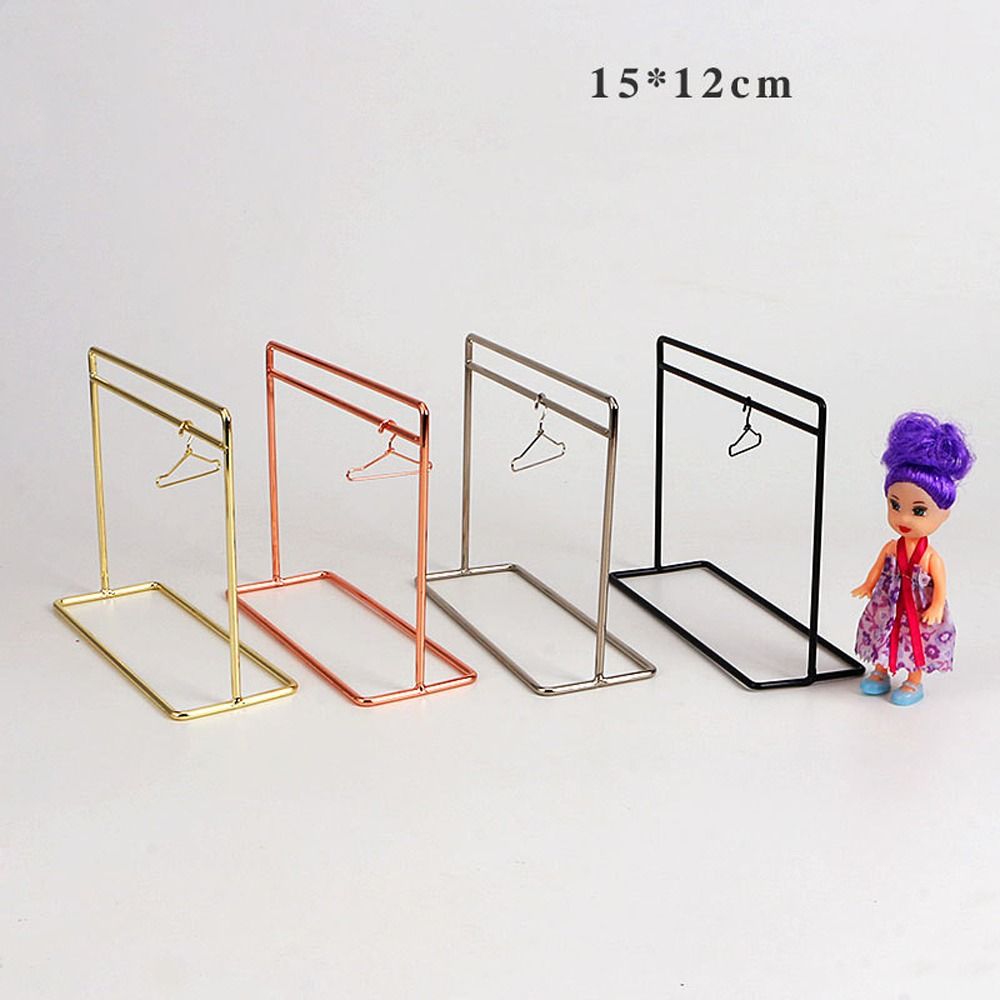 Dollhouse Furniture Doll Clothes Rack Garment Organizer Dollhouse Clothing Rack 1/6 1/12 Scale