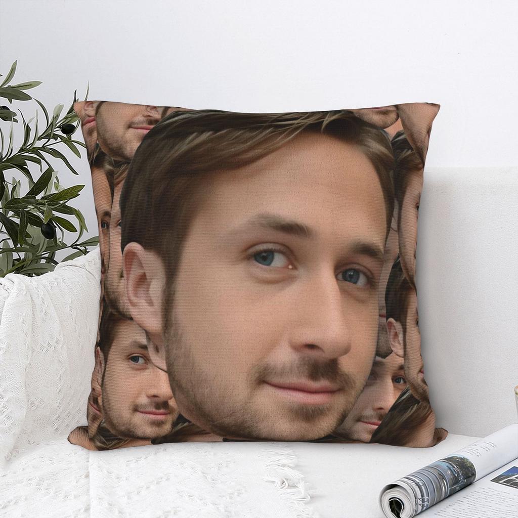 Ryan Gosling Collage Kussensloop Grafische Kussensloop Voor Bank Auto Huisdecoratie Nieuwigheid Kussenslopen