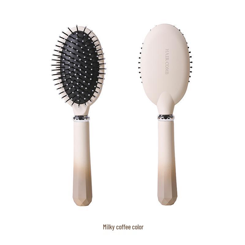 

Anti-Static Fluffy Crown Cushion Comb for Women - Portable and Scalp-Friendly