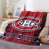 Custom Name Montreal Canadiens2 Flannel Blanket, High Quality Comfortable for All Seasons, Home Decor, Warmth and Comfort