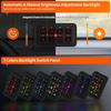 DaierTek 8 Gang Switch Panel RGB LED Light Switch Panel Multifunction Toggle/Momentary/Pulsed Touch Control Switch Pod Box