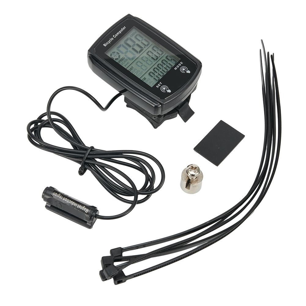 2022 New Bicycle Computer Set Tool Waterproof Wired Speedometer
