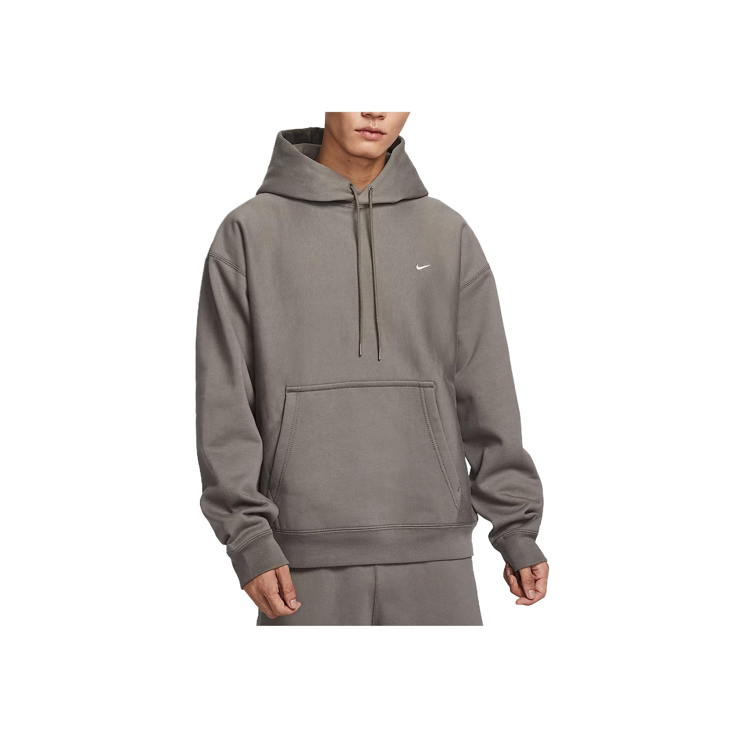 Мужская толстовка Nike Solo Swoosh однотонная удобная Мужские худи HV1083-289 XL