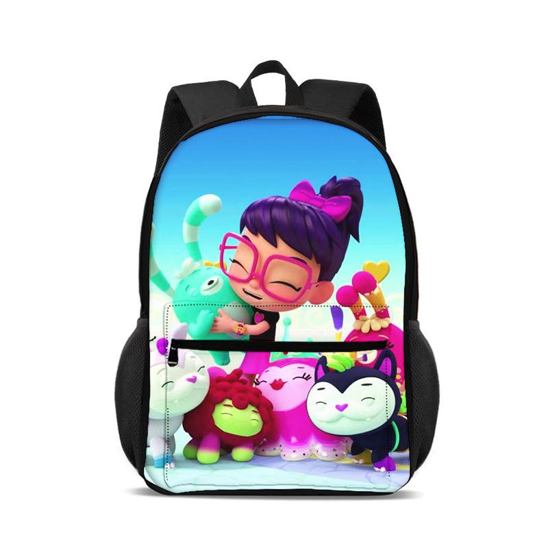 Abby Hatcher Rucksack Outdoor Bergsteigen Neuer Cartoon-Druck Schüler Jungen und Mädchen Bestes Geburtstagsgeschenk für die Schule