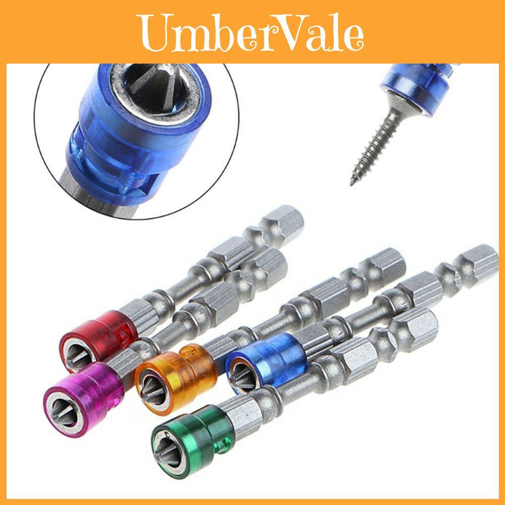 Durable 5pcs 65mm 1/4" Hex Shank Ph2 Single Head Magnetic Screwdriver Bits For Long Lasting Use