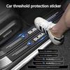 Car Door Sill Anti-scratch Stickers Carbon Microfiber Sticker For Subaru STI XV Forester BRZ Crosstrek Legacy Levorg 2006 Ascent et4