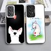 Bull Terrier Dog Cute Puppies Shockproof Phone Case for Samsung A17 A16 A15 A14 A37 A57 A36 A56 A26 A35 A55 A25 A34 A54 A24 A13