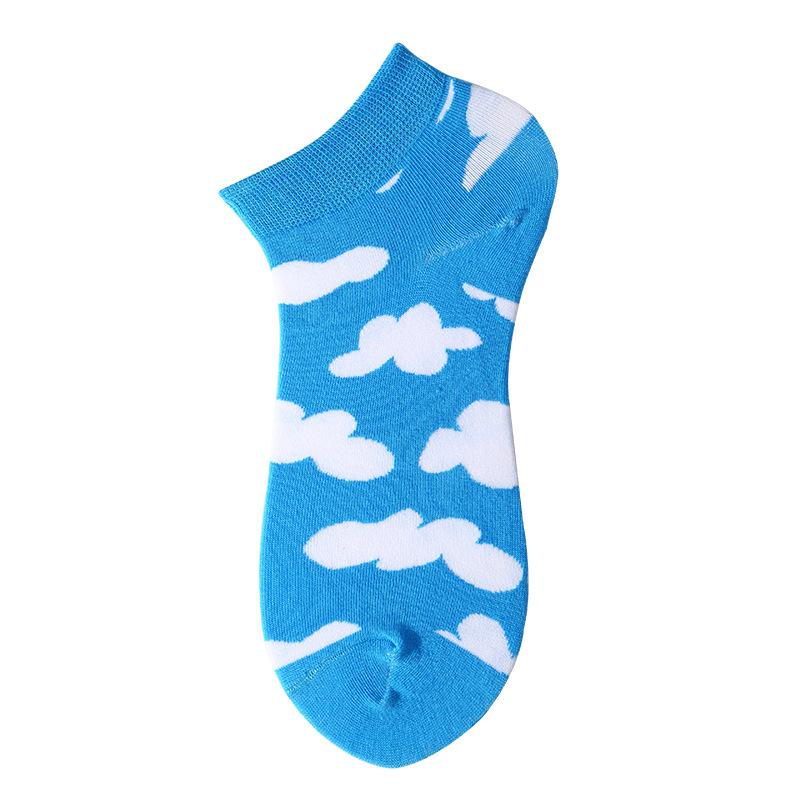 Spring Summer Socks Men Women Sock INS Brand Panda Printed Cotton Socks Europe America Street Short Low Cut Unisex Funny Sox