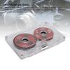 Blank Cassette Tape, 50 Minutes of Sound Recording, Double-Sided Blank Tape, Open Reel Blank Audio Cassette Tape for Music Recording (Red)