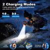 High Power Led Flashlights Camping Torch Work Light Solar Charge 4 Gear USB Rechargeable Light Waterproof Light for Outdoor