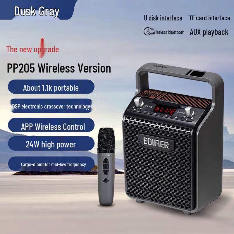 Edifier PP205 Portable Wireless Bluetooth Karaoke & Outdoor Speaker
