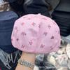 Floral Beret Women's Age Reduction Spring and Summer New Sweet Versatile Melon Fur Hat Show Face Little Painter Hat Tide