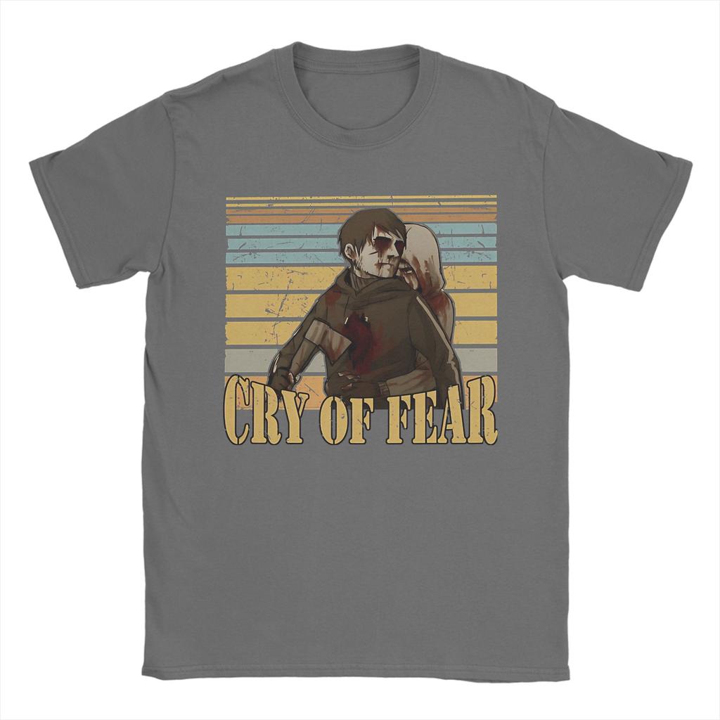 Simon Henriksson Cry of Fear Graphic Printed T Shirts for Unisex Women Pure Cotton Tee Shirt Clothes