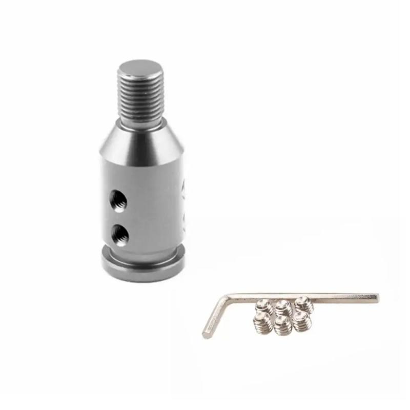 M12x1.25mm /M10x1.5mm Universal Aluminum Gear Knob Shifter Adapter For Non Threaded Shifters For Mini 4 Colors