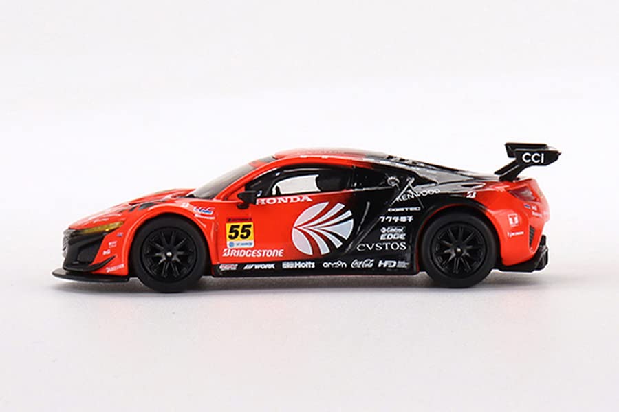 TrueScale Miniatures MINI GT Scale Honda NSX GT3 EVO22 SUPER GT Series 2022 ARTA Japan Exclusive Finished Model 1/64 #55 (Left-Hand Drive) MGT00485-L