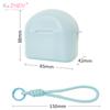 Denture Box Tray Case Drainage Design Dental Retainer Color Tray Storage Box Plastic Teeth Container False Teeth Protective