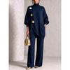 DICFY Women's Fashion Casual Autumn Winter Long Sleeve Pants Suits
