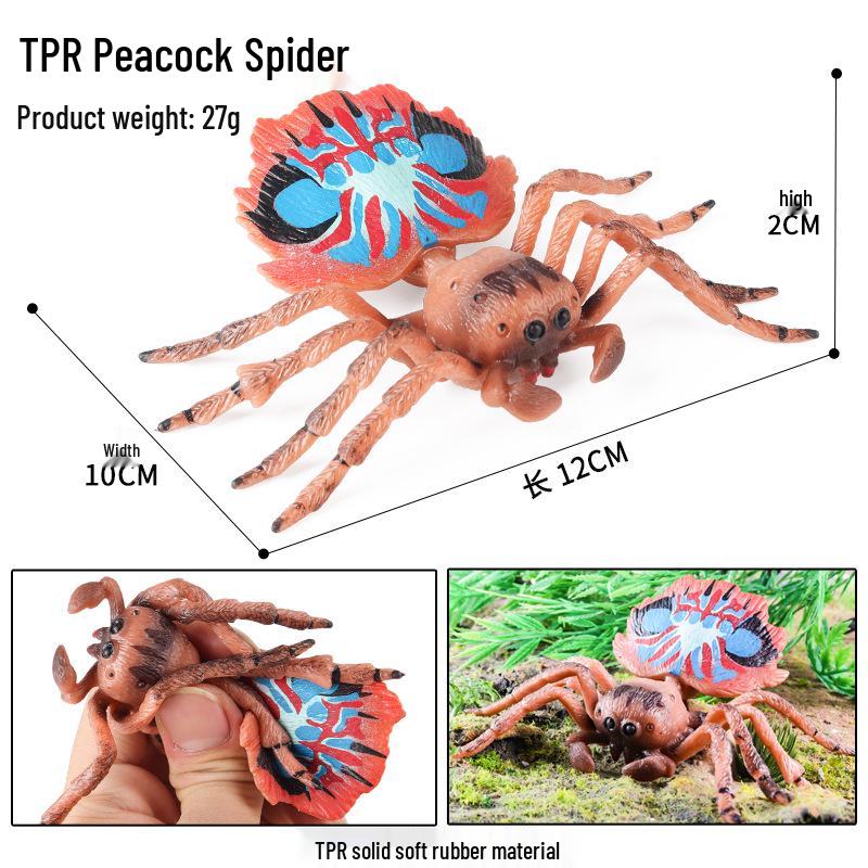 Kids' Marine Animal Model Stress Relief Toy Set: Pufferfish, Octopus, Crab, Shark, Dunkleosteus