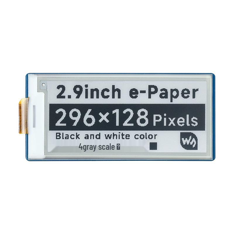 2.9" Pico E-Ink Display Board, 296x128 Resolution, SPI Interface