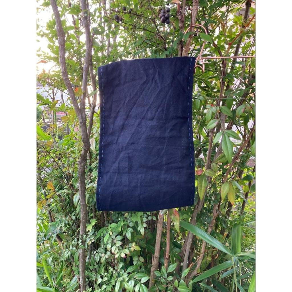 Used B80 Rags Snood Old Cloth Remake Indigo Dye Patchwork Sewing Sashiko