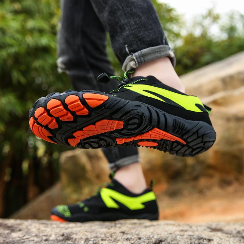 Herren Barfuß Wanderschuhe Damen Outdoor Sneaker zum Klettern Trekking Unisex Rutschfest Fitnessstudio Cross-Training Sportschuhe
