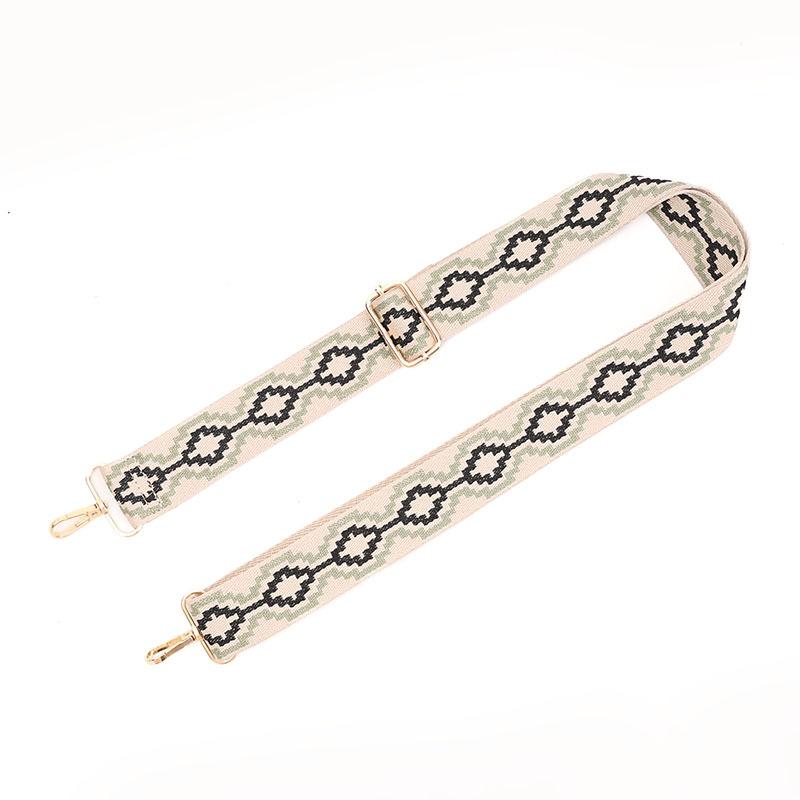 Embroidery Bag Shoulder Strap Women's Bag Clothing Accessories Replacement Long Strap Ethnic Style Jacquard Thickened Strap