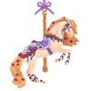 Holiday Ornament Party Cute Christmas Horse Pendant Desktop Gifts Decoration