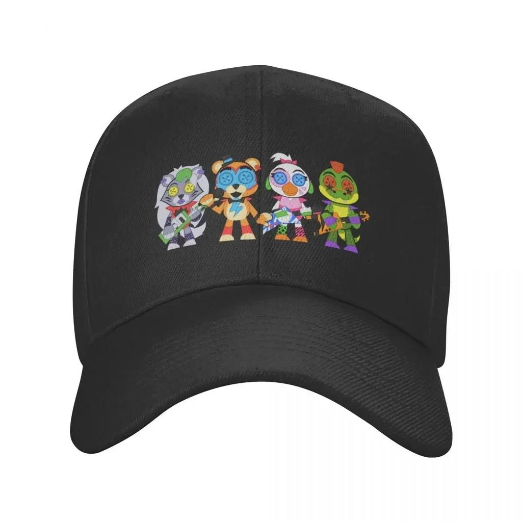 Glamrock Gang Plush Baseball Cap Hat Baseball Cap Fluffy Hat Luxury Brand Rave For Unisex Women's