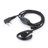 2Pin K Head Braided Wire Earpiece Headphone for Kenwood Baofeng UV 5R Radio
