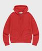 Thevinylhouse Round Pocket Knit Zip-Up Red