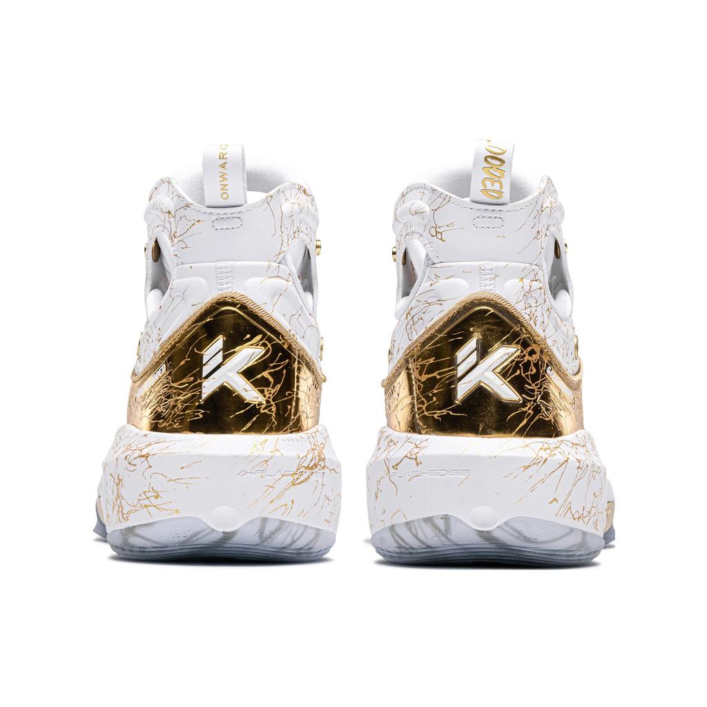 Anta KT8 Gold Blood Veins Gold Blooded Cushioning Slip Resistant Abrasion Resistant High top 112241101S-1