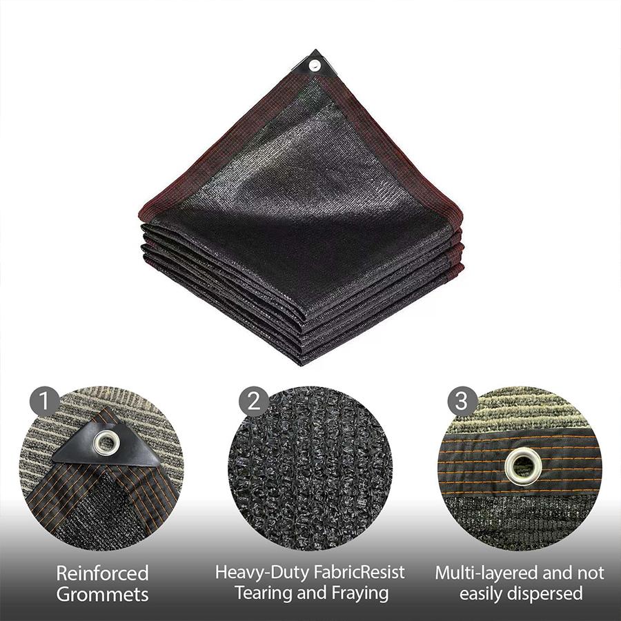 Außen-Schattennetz Balkonabdeckung Sichtschutz Gartenzubehör Zaun Poolnetz Camping-Markisen Zubehör Auto-Sonnenschutz Beschattungszelt