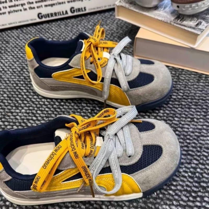 

Lightweight soft-soled women s new autumn versatile breathable casual shoes, thin sports shoes 35 жёлтый