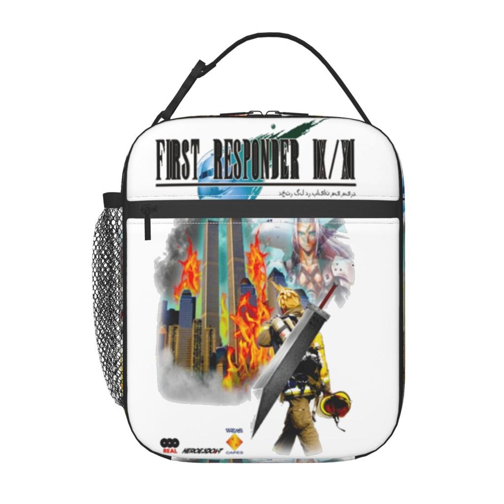 Fantasy Final Seven Insulated Lunch Bag for Women Office Cooler Thermal Food Box Tote Portable Lunch Boxes Container