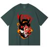 230 Gsm 100% Cotton Fire Force V1 Shinra Print Unisex Heavy Cotton T Shirt