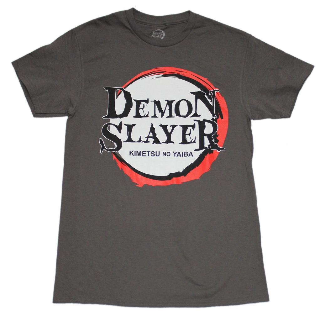 Demon Slayer New Adult T-Shirt Kimetsu No Yaiba Circle Logo