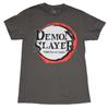 Demon Slayer New Adult T-Shirt Kimetsu No Yaiba Circle Logo