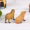 New Simulation Mini Cute Wild Animals Model Figurines Capybara Action Figure Children'S Collection Toy Gift