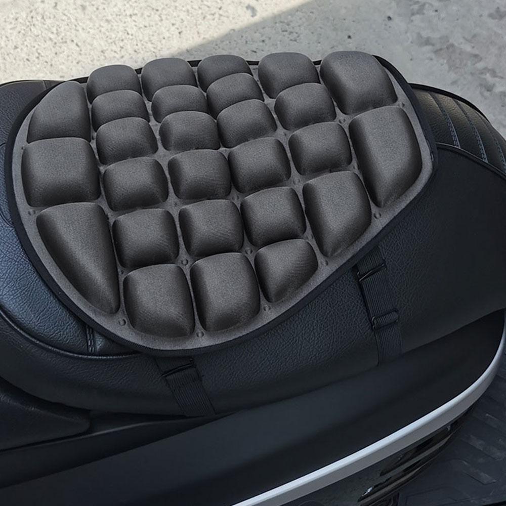 Cuscino per sella da motocicletta 3D Moto Air Seat Cushion Cooling Pad Ciclismo Cruiser Touring Sella Tappetino Anti-Pressione Coprisella da corsa