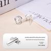 Irregular Pearl Stud Earrings for Women - 925 Sterling Silver Valentine's Day Gift