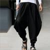 Hip Hop Punk Dance Pants Male High Elastic Waist Harem Vintage Loose Trousers Oversized S-5XL