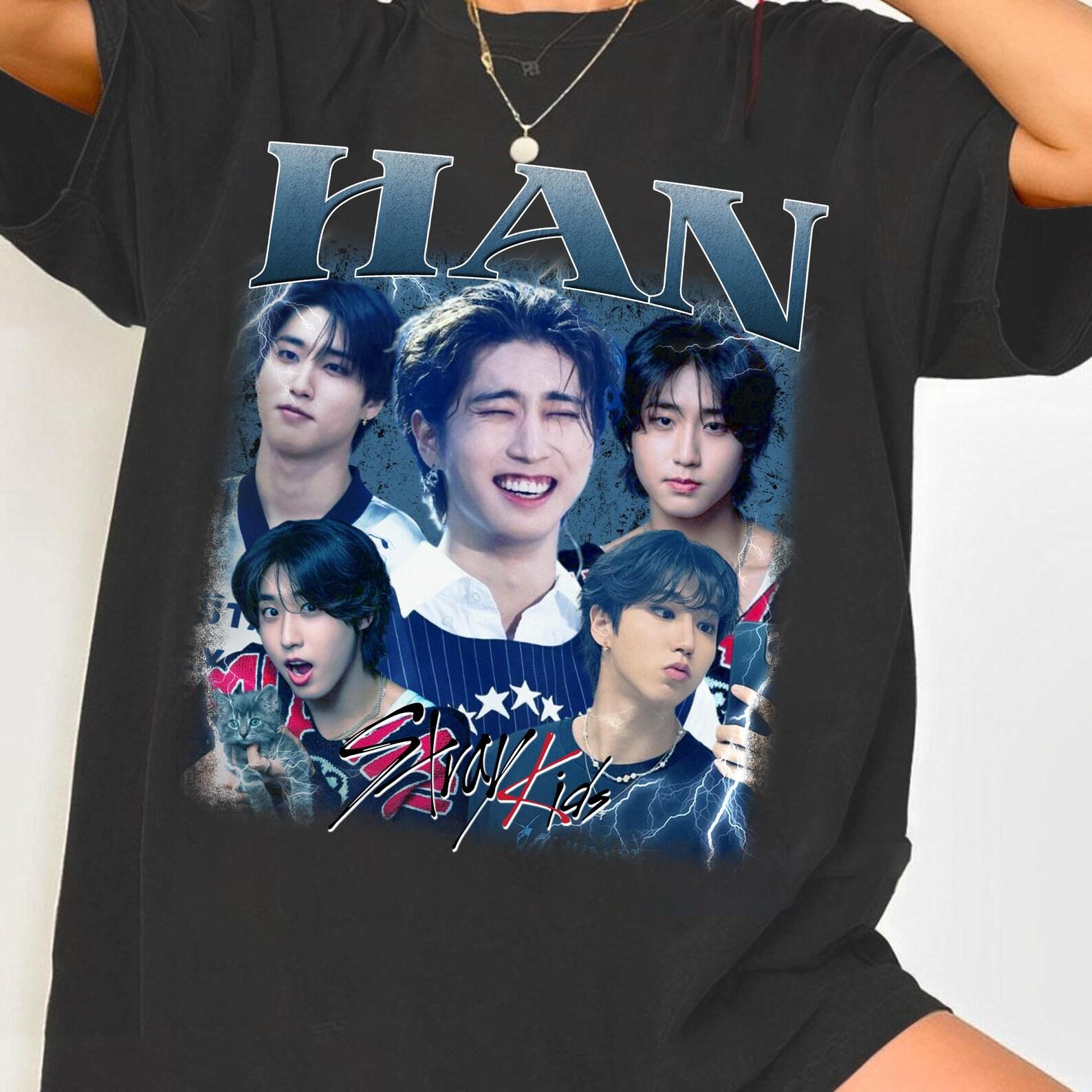 Han Stray Kids T-Shirt, Dominate World Tour 2025 Tee M