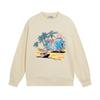 Rhude Vintage Letter Print Oversized Hoodie Men Women Casual Streetwear Sweatshirt